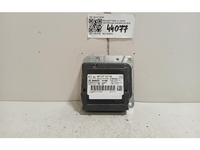 Блок подушек безопасности 9812713780, 9812713780   Peugeot 2008 I