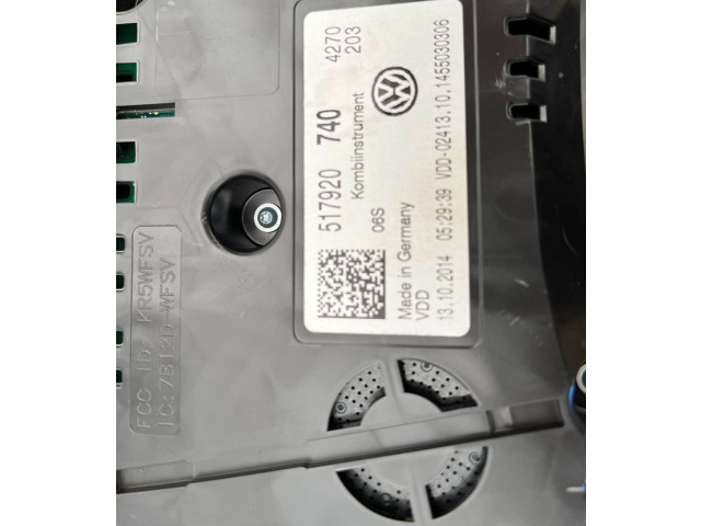 Панель приборов 517920740, 1455030306   Volkswagen Golf Sportsvan       