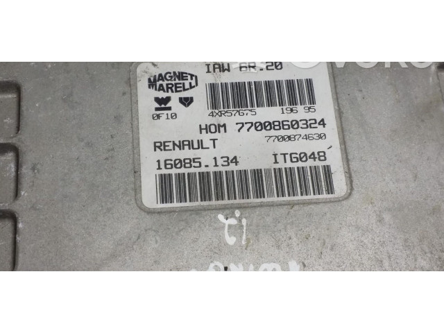 Блок управления двигателя 7700860324, 7700860324   Renault Twingo I