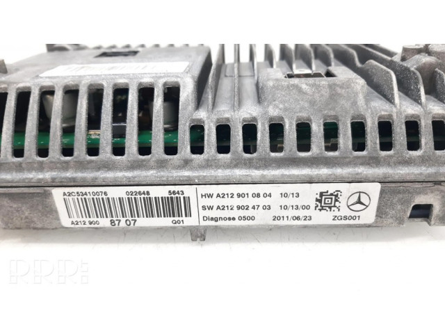 Дисплей    A2129008707   Mercedes-Benz E C207 W207