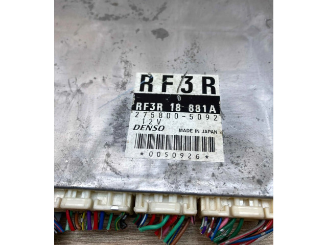 Блок управления двигателем Блок управления RF3R18881A, 2758005092 Mazda Premacy
