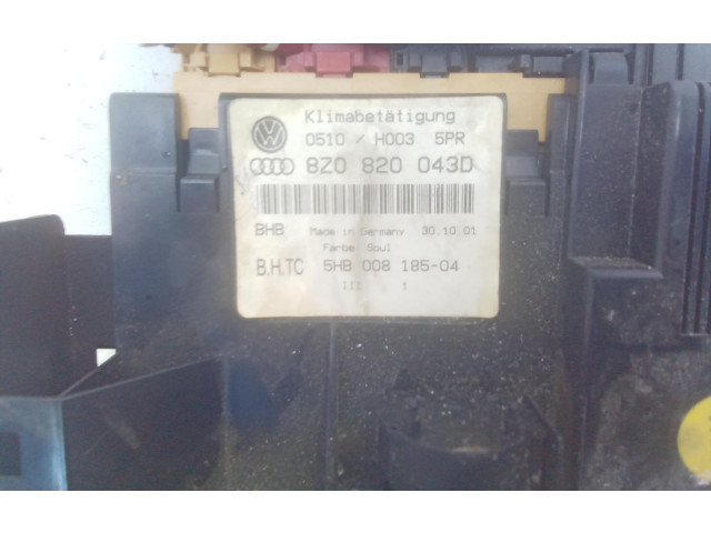 Блок управления климат-контролем 8z0820043d, 8Z0820043D   Audi A2
