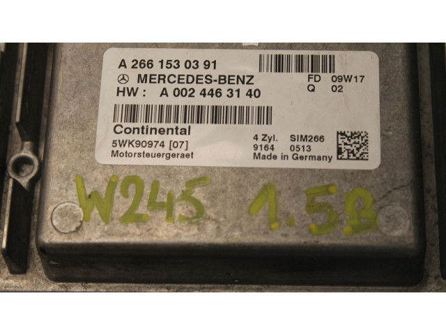 Řídící jednotka A2661530391, A0024463140 Mercedes-Benz B W245 2006