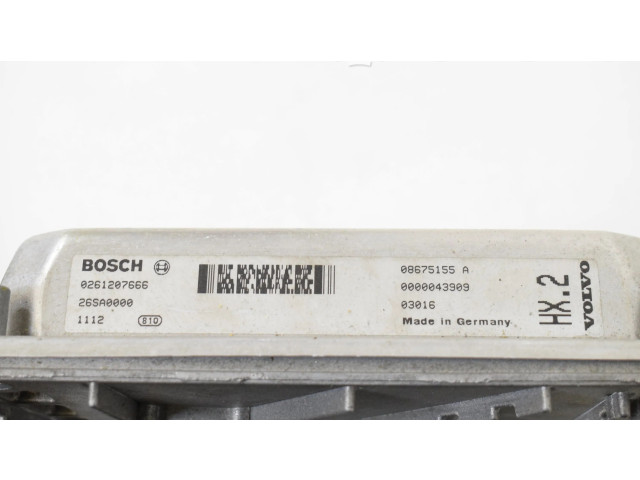 Řídící jednotka 0261207666, 08675155A Volvo XC90 2003