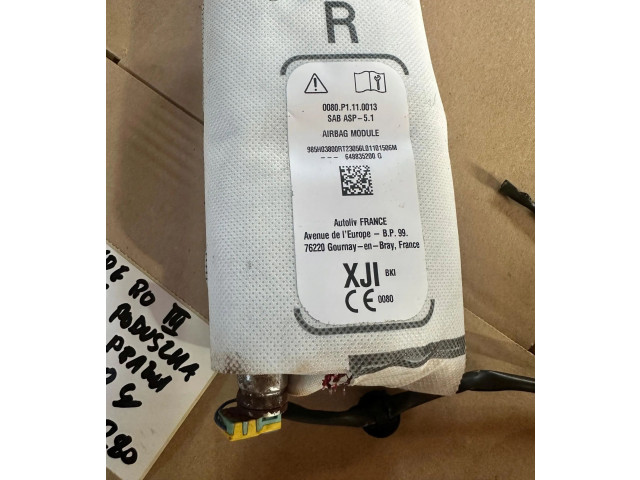 Подушка безопасности в сиденье Dacia Sandero III