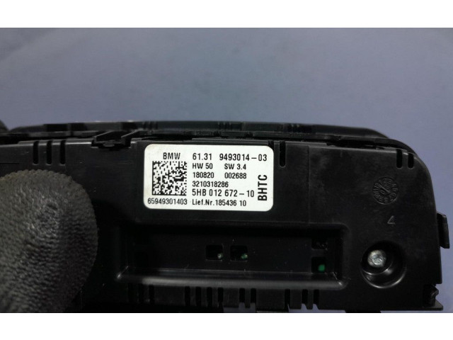 Блок управления климат-контролем 9493014, 9493014   BMW X3 E83