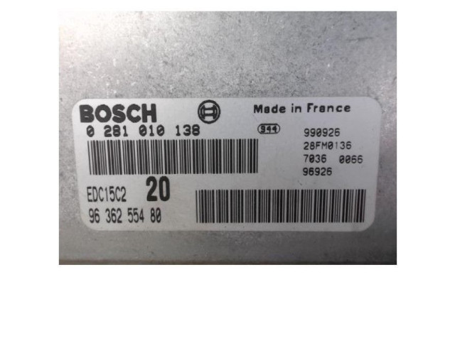 Блок управления 00001929XE, 00001929XE   Citroen Berlingo