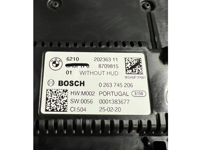 Панель приборов 8709815, 62108709815 BMW X3 G01