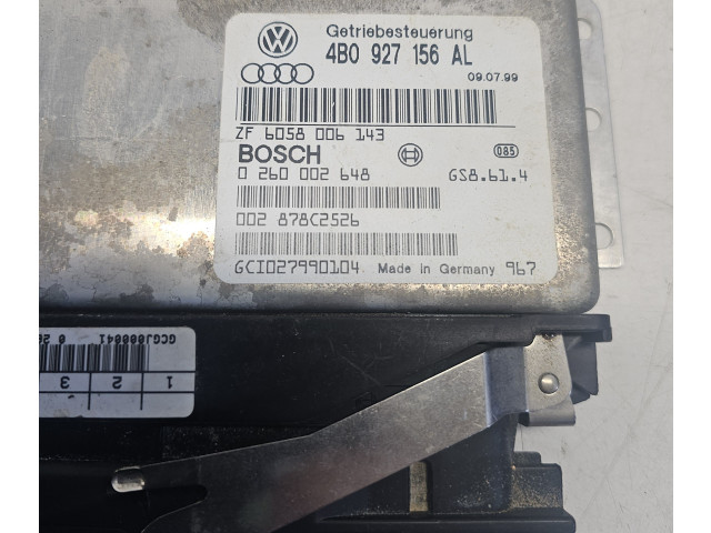 Блок управления коробкой передач 4B0927156AL Audi A6 S6 C5 4B