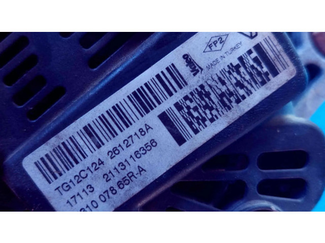 Генератор 231007865R, TG12C124   Renault Clio IV 1.5     
