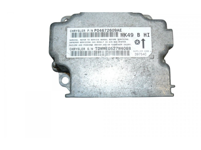 Блок подушек безопасности P04672609AE Jeep Compass