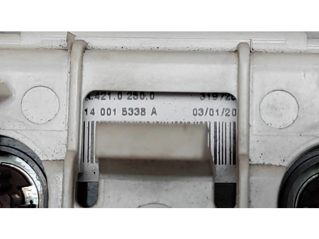 Блок управления климат-контролем 140015338A, a42102500   Citroen Jumpy