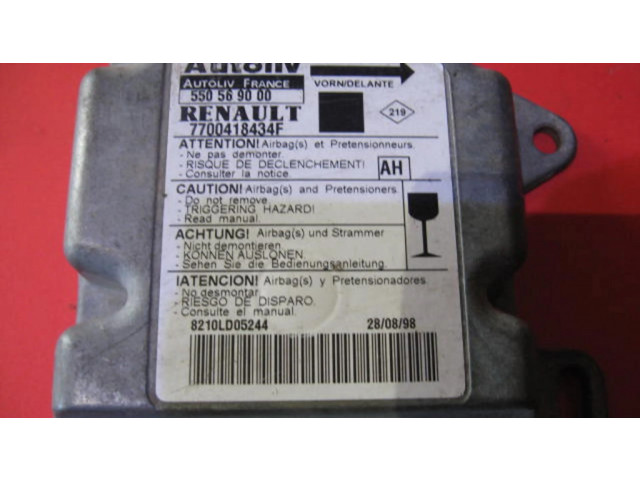 Блок подушек безопасности 550569000, 7700418434F   Renault Scenic I