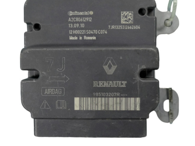 Блок подушек безопасности 985103207R, A2C80612912 Dacia Sandero