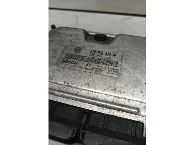Блок управления двигателя 038906019AF Skoda Fabia Mk1 (6Y)