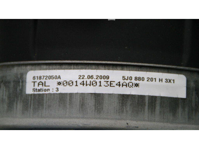 Подушка безопасности водителя 5J0880201H Skoda Fabia Mk2 (5J)