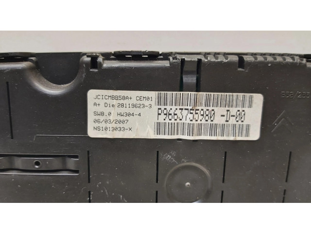 Панель приборов P9663755980 Citroen C4 I Picasso