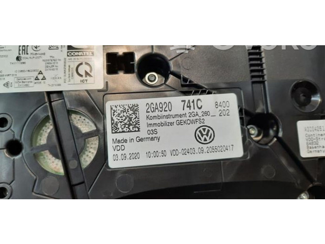 Přístrojová deska  Volkswagen T-Roc 2020 2GA920741C  