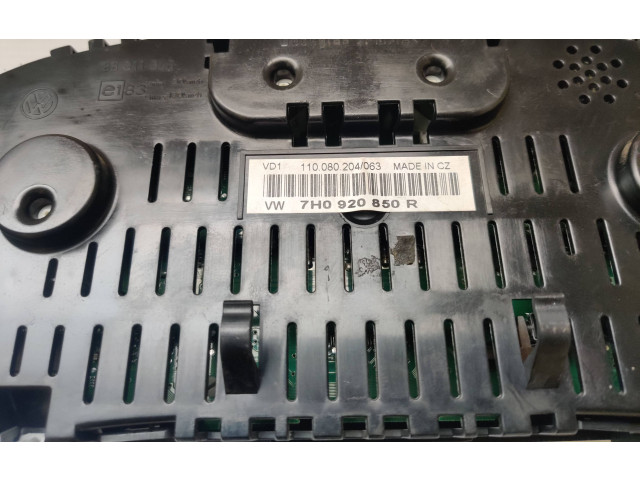 Přístrojová deska Volkswagen Transporter - Caravelle T5 2007 7H0920850R, 88311340