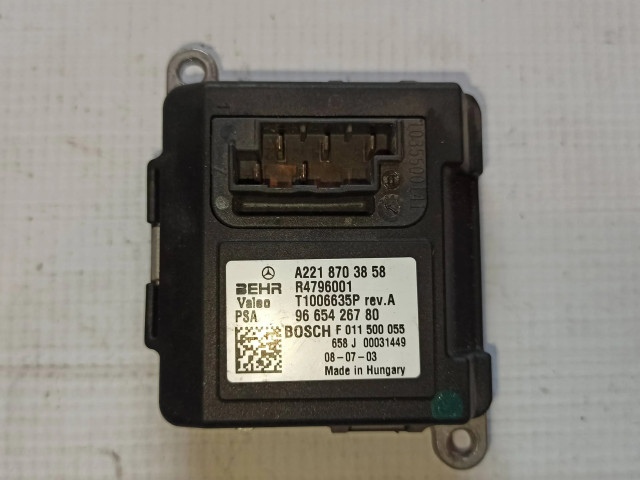 Вентилятор печки    A2218703858, 9665426780   Mercedes-Benz GL X164