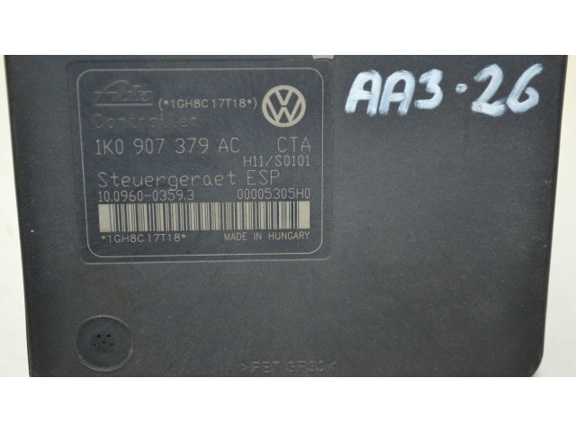 Блок АБС 1K0907379AC, 1K0614517AE   Audi  A3 S3 A3 Sportback 8P  2005 - 2013 года