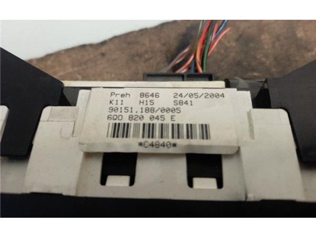 Рулевая рейка  Блок управления кондиционера воздуха / климата/ печки (в салоне) 6q0820045e, 6Q0820045E   Volkswagen Polo 2002 - 2005 года