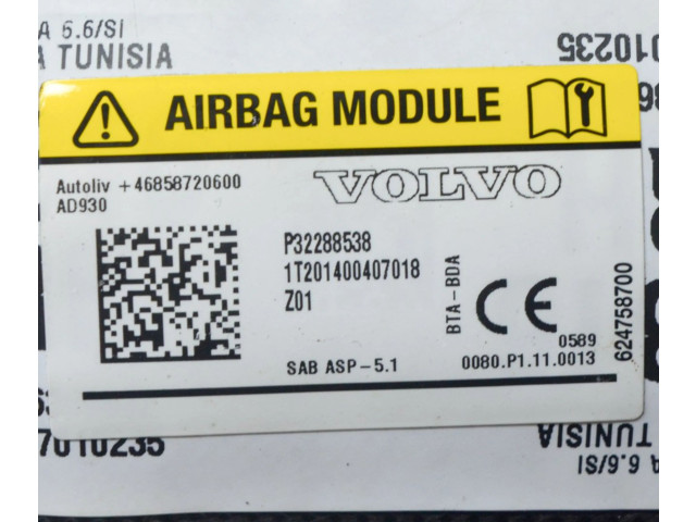 Подушка безопасности в сиденье 32288538, P32288538 Volvo XC40