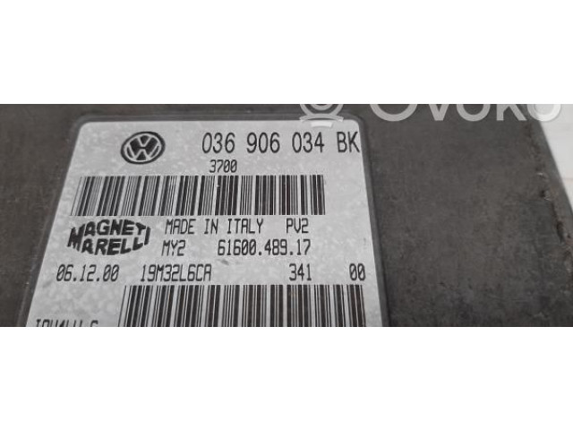 Блок управления двигателя 036906034BK, MARELLI Skoda Fabia Mk1 (6Y)
