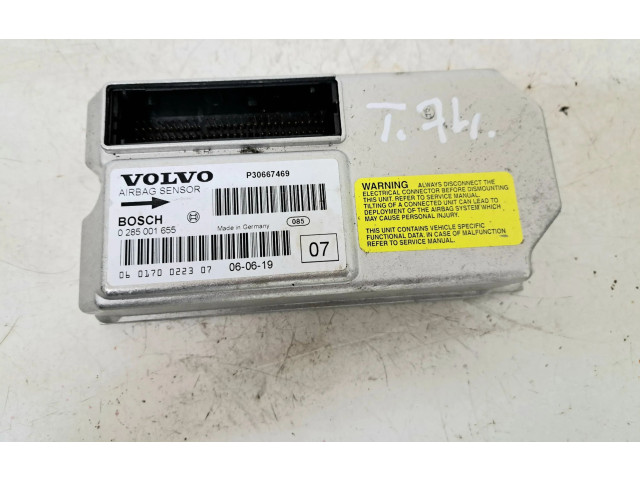 Блок подушек безопасности P30667469, 0285001655   Volvo V70