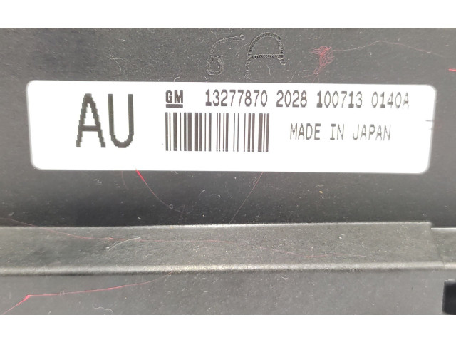 Комплект блоков управления 13277870 Opel Insignia A