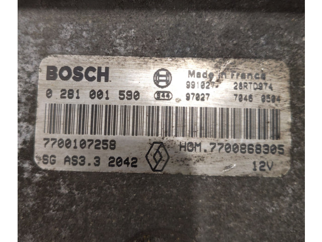 Řídící jednotka 0281001590, 7700868305 Renault Espace III 1999