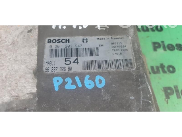 Řídící jednotka 0261203943, 9623792680 Peugeot 106 1997