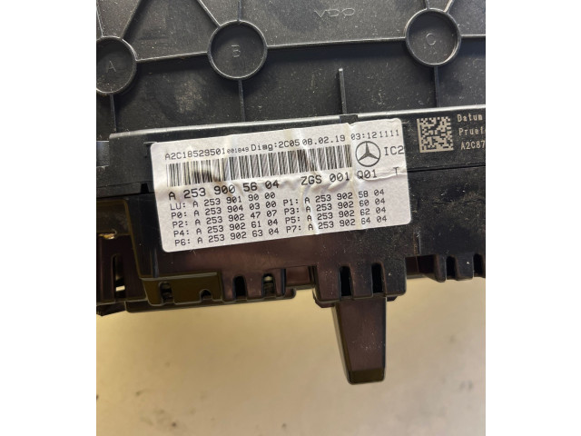 Přístrojová deska Mercedes-Benz GLC X253 C253 2017 A2539005604, A2539025804