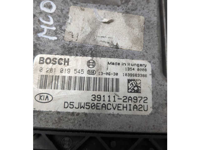 Блок управления двигателя 0281019545, 1039S63386 KIA Ceed