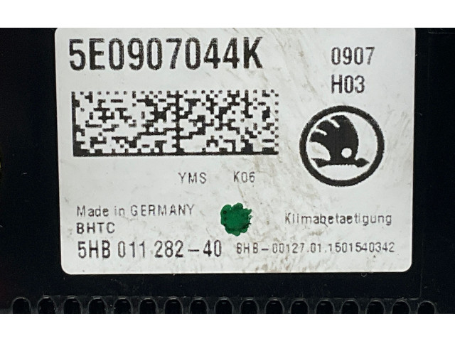 Блок управления климат-контролем 5E0907044K, 5E0863152B   Skoda Octavia Mk3 (5E)