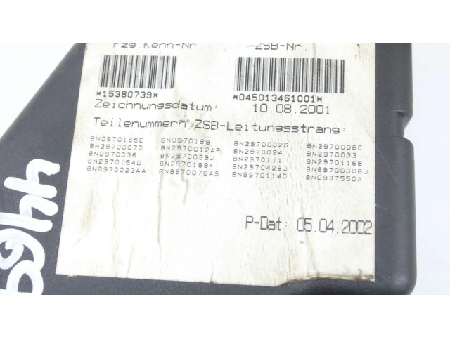 Pojistková skříňka Řídící jednotka BSM 8N0970165E   Audi TT Mk1 2002