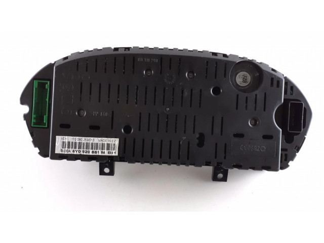 Панель приборов 6Y0920881M, E509E346405U176   Skoda Fabia Mk1 (6Y)       