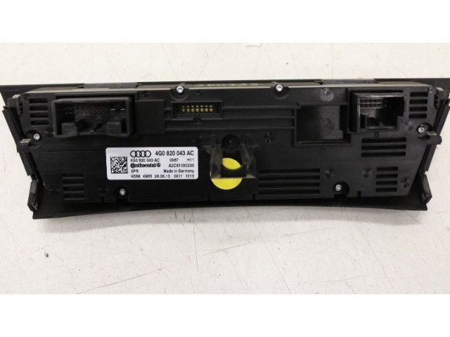 Steuergerät Klimaanlage 4G0820043AC   Audi A6 S6 C7 4G