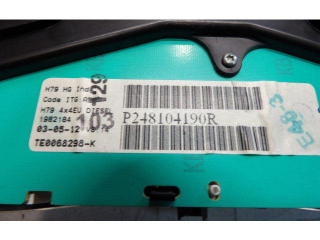 Панель приборов P248104190R, TE0068298K Dacia Duster