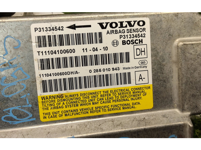 Блок управления надувных подушек 31334542, P31334542 Volvo S60