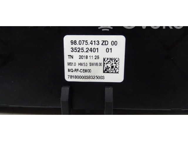 Блок управления климат-контролем 98075413ZD Peugeot Partner III