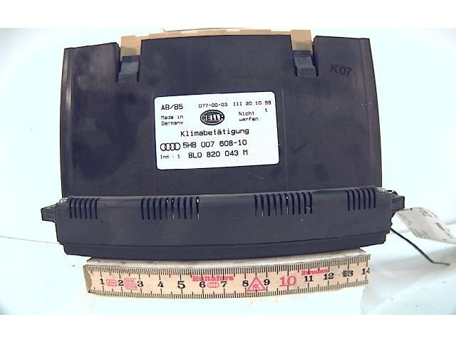 Блок управления климат-контролем 5HB00760810   Audi A3 S3 8L
