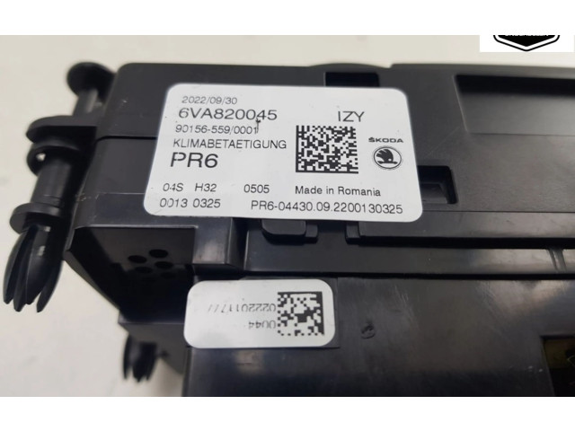Блок управления климат-контролем 6VA820045, 6VA820045 Skoda Scala