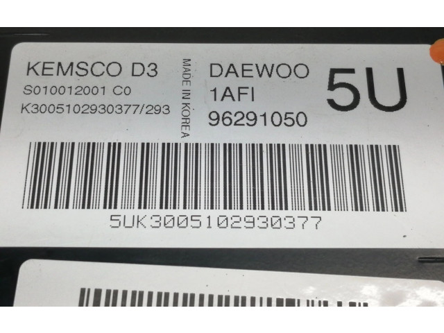 Řídící jednotka 96291050, S010012001 Daewoo Matiz 2003