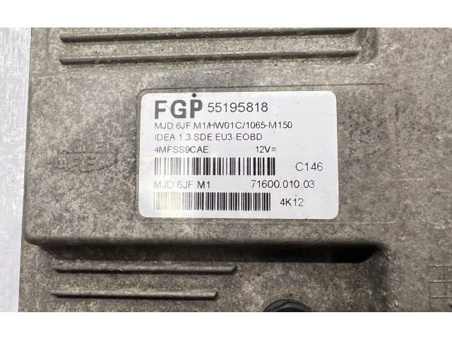 Блок управления двигателя Fiat Fullback