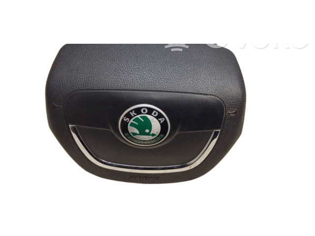 Подушка безопасности водителя 1Z0880201AH Skoda Octavia Mk2 (1Z)