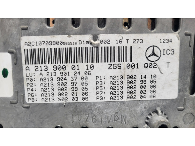 Přístrojová deska Mercedes-Benz E W213 2016 A2139000110, A2139012406