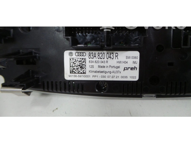 Блок управления климат-контролем 83A820043R Audi Q3 F3