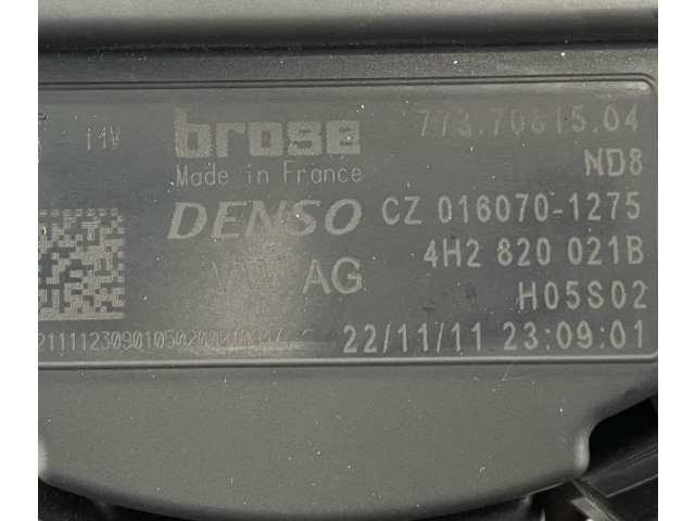 Вентилятор печки 4H2820021B Audi A7 S7 4G