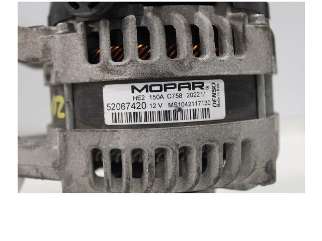 Генератор 52067420 Jeep Renegade